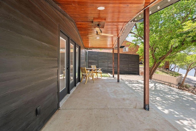 view of patio
