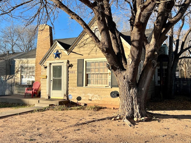 view of front of home