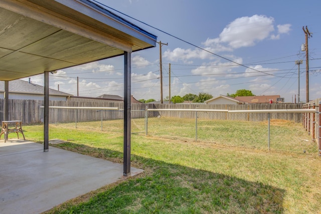 6208 21st St, Lubbock, TX 79407 - view of yard with a patio and a fenced backyard