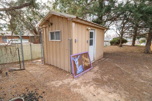 view of outbuilding