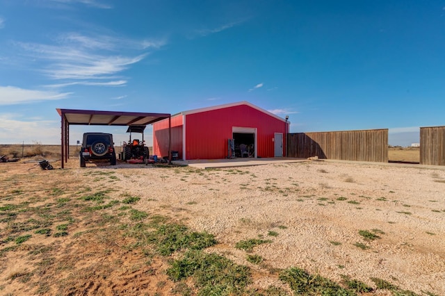 view of outbuilding