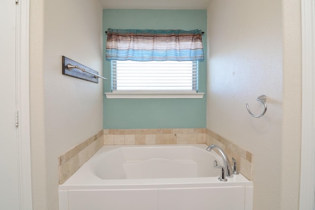 bathroom with a bathing tub