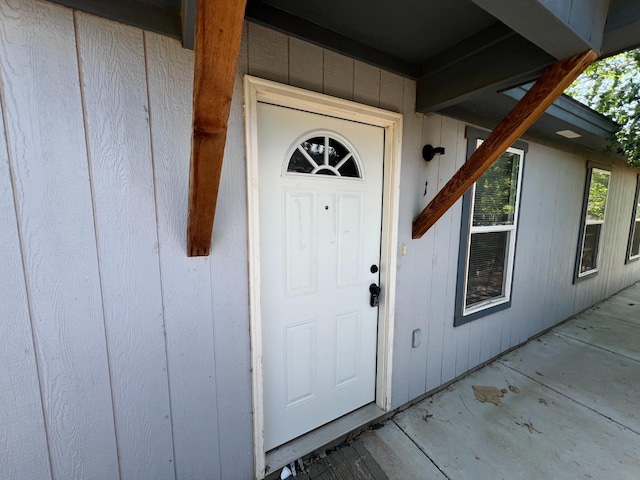 view of property entrance