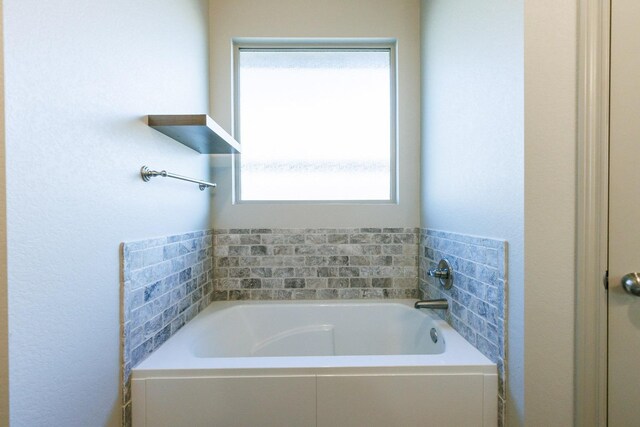 bathroom featuring a bathing tub