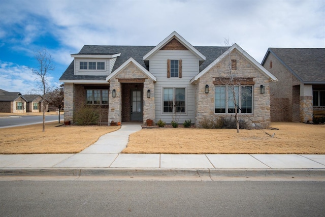 view of craftsman inspired home