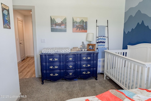 10517 Albany Ave, Lubbock, TX 79424 - carpeted bedroom with a crib