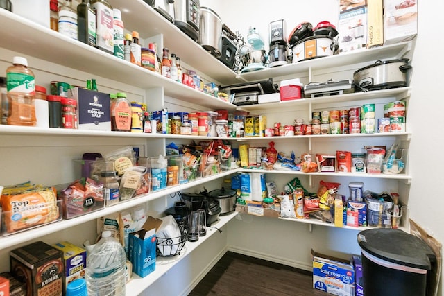 view of pantry