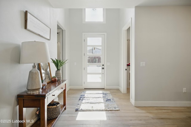 13803 Quinton Ave, Lubbock, TX 79424 - entrance foyer with light wood-style floors and baseboards
