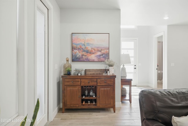 13803 Quinton Ave, Lubbock, TX 79424 - living room featuring light wood-style flooring
