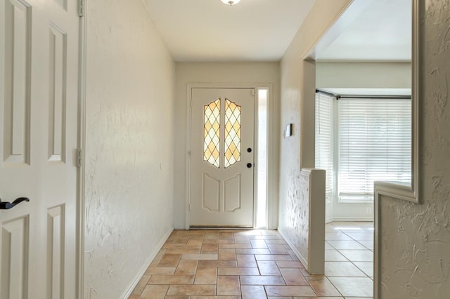 view of entrance foyer