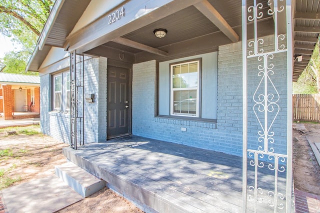 view of property entrance