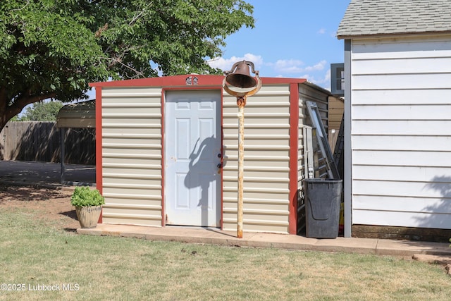 2512 Holliday Dr, Plainview, TX 79072 - view of shed