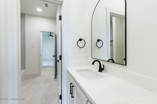 7450 55th St, Lubbock, TX 79407 - full bath featuring vanity