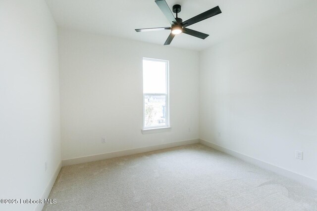 7450 55th St, Lubbock, TX 79407 - unfurnished room with carpet floors, baseboards, and ceiling fan