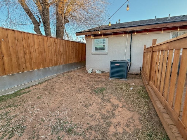 view of property exterior featuring central AC unit