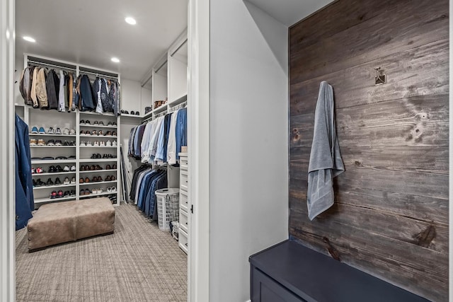 7733 46th St, Lubbock, TX 79407 - spacious closet with carpet floors