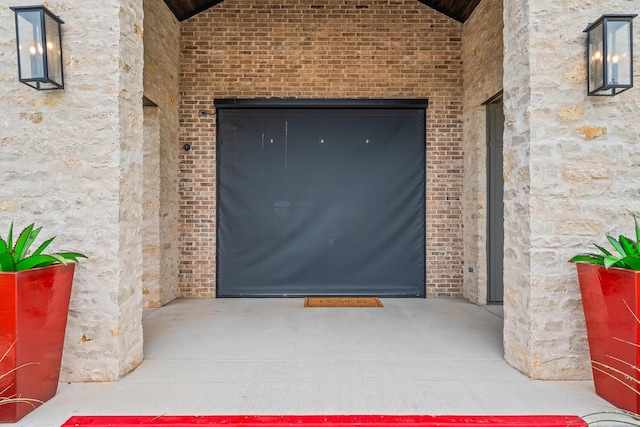 7733 46th St, Lubbock, TX 79407 - entrance to property with brick siding
