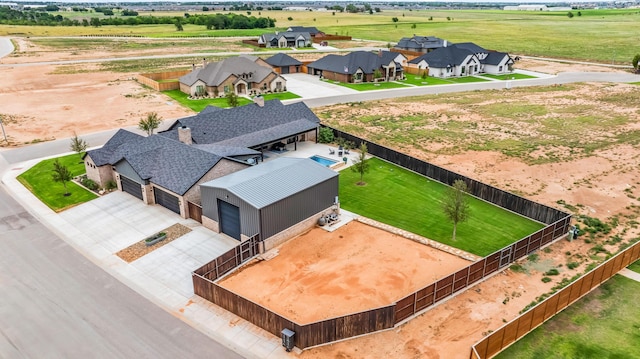 7733 46th St, Lubbock, TX 79407 - aerial view of property and surrounding area
