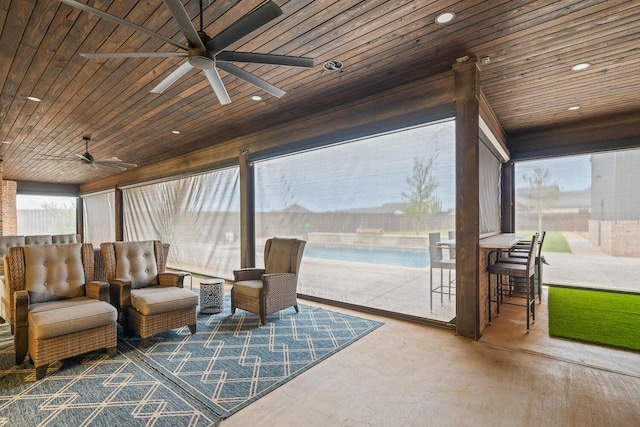7733 46th St, Lubbock, TX 79407 - view of sunroom / solarium