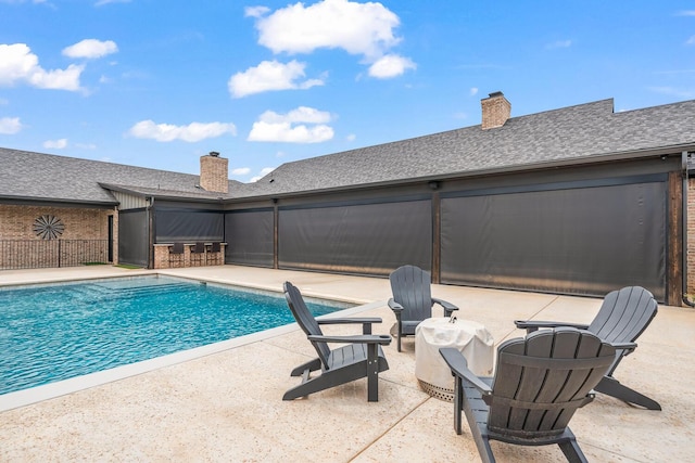 7733 46th St, Lubbock, TX 79407 - view of pool featuring a patio