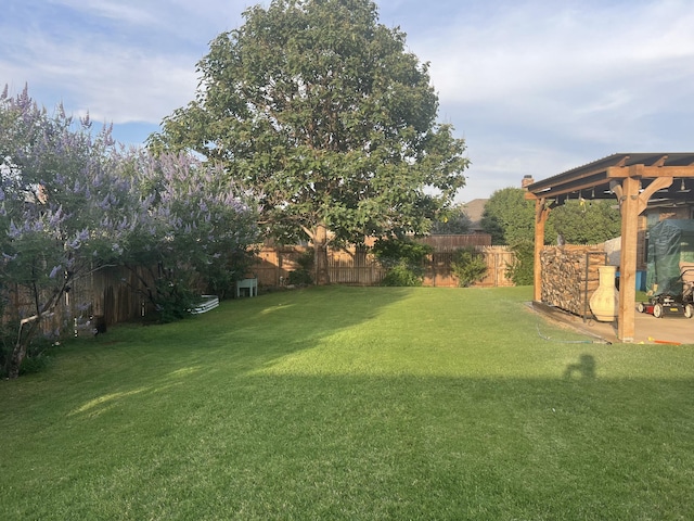 5728 109th St, Lubbock, TX 79424 - view of yard featuring a fenced backyard