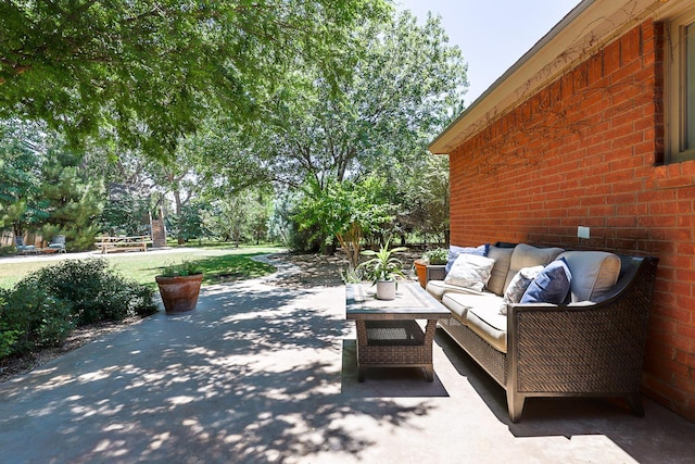 3709 156th St, Lubbock, TX 79423 - view of patio / terrace with an outdoor hangout area