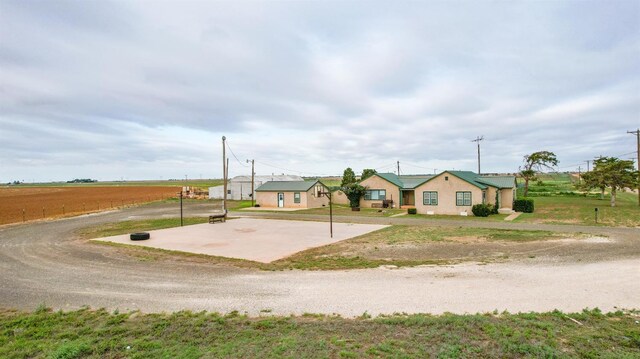 exterior space featuring volleyball court