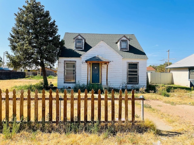 view of cape cod-style house