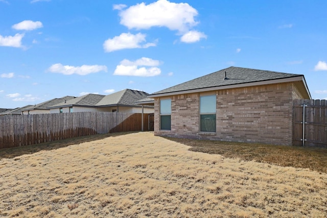 view of back of property