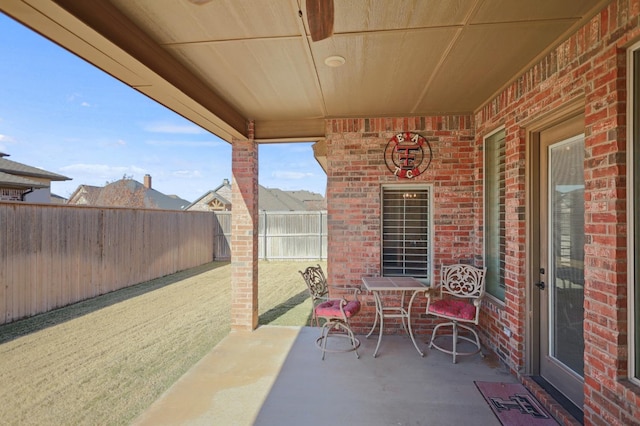 view of patio