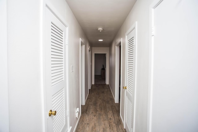 5303 46th St, Lubbock, TX 79414 - hall with wood finished floors and baseboards