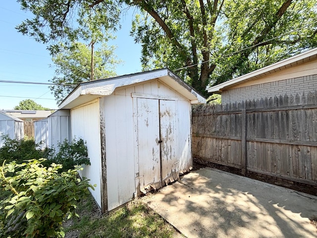 view of outbuilding