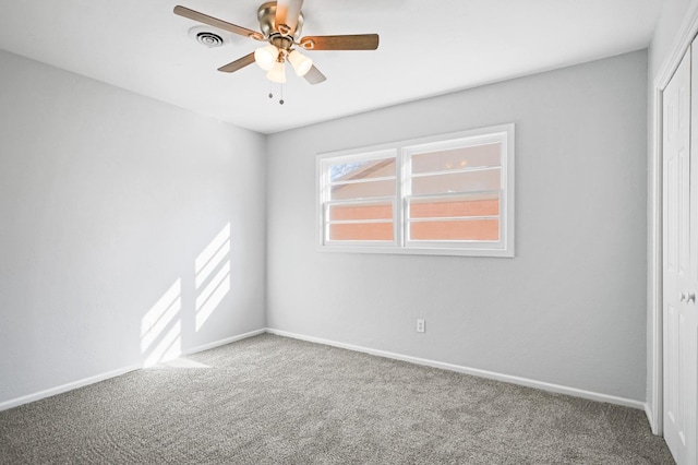 5217 45th St, Lubbock, TX 79414 - carpeted spare room with a ceiling fan and baseboards