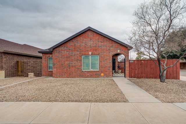 view of front of home