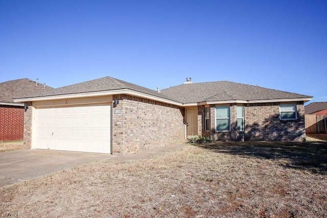 ranch-style house with a garage