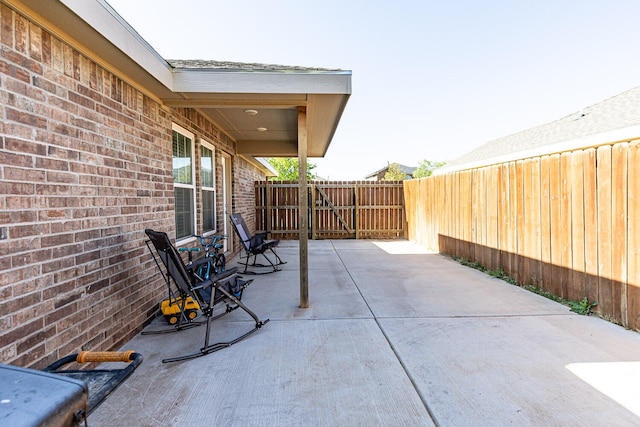 8812 16th St, Lubbock, TX 79416 - view of patio with a fenced backyard