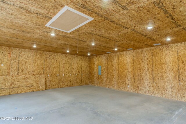 7726 46th St, Lubbock, TX 79407 - interior space with concrete flooring