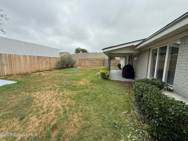 3506 97th St, Lubbock, TX 79423 - view of yard with a patio
