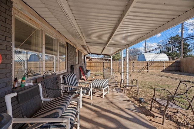 view of patio