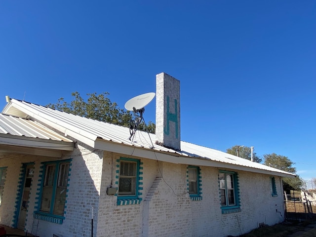 view of side of property