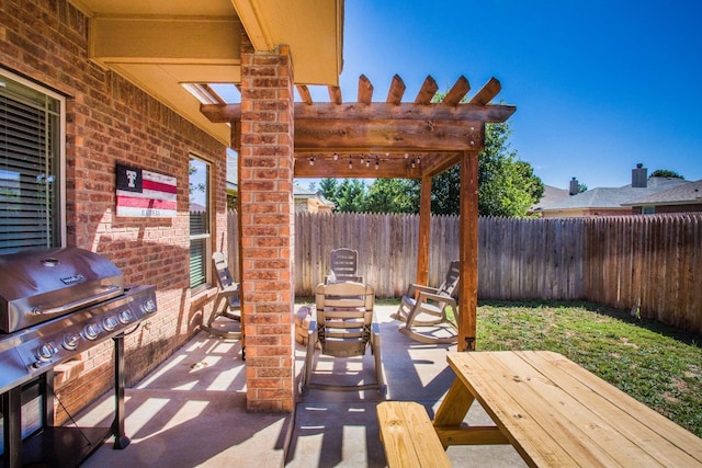 view of patio