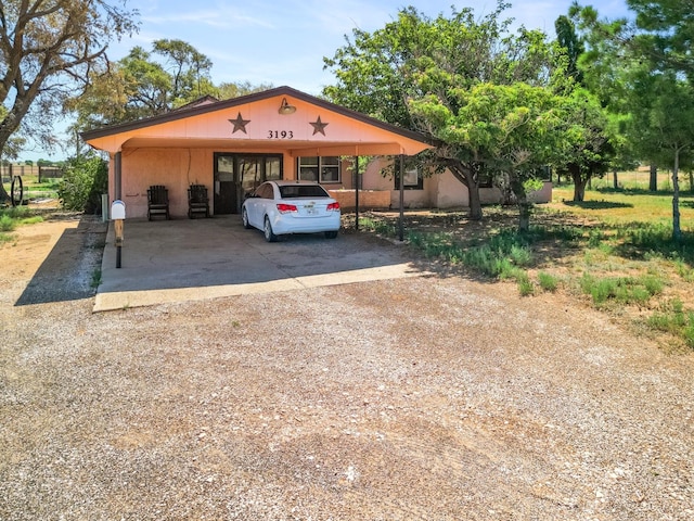 view of front of house