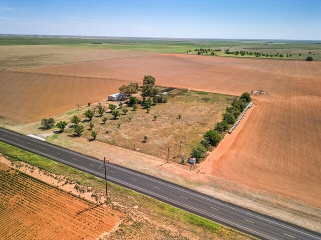 bird's eye view featuring a rural view