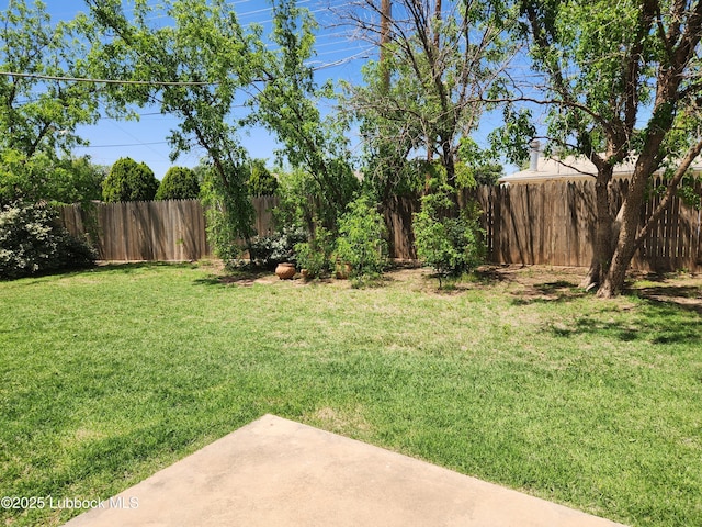 5520 36th St, Lubbock, TX 79407 - view of yard featuring a patio area