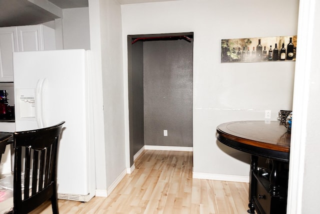 bathroom featuring hardwood / wood-style floors