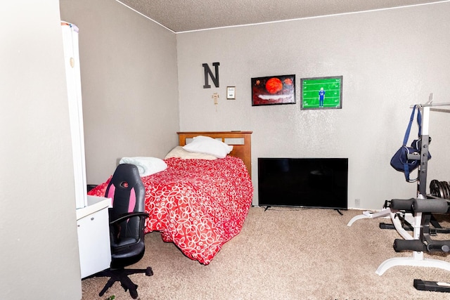 bedroom with carpet flooring