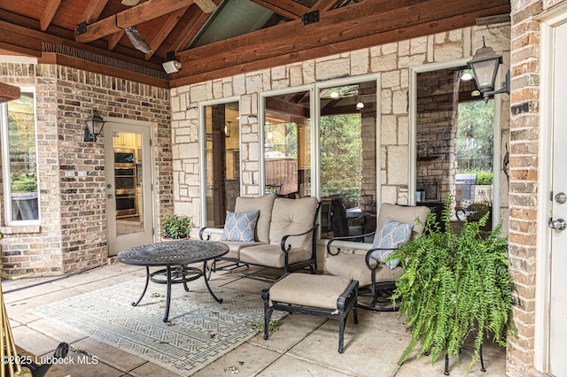 1510 Lancelot Ave, Wolfforth, TX 79382 - view of patio