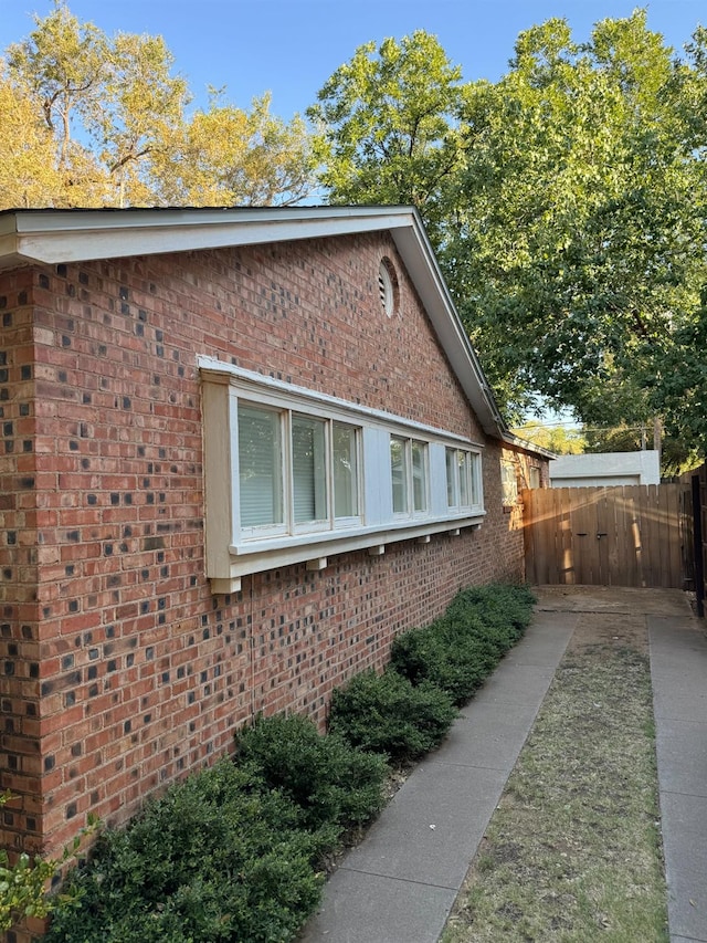 view of home's exterior