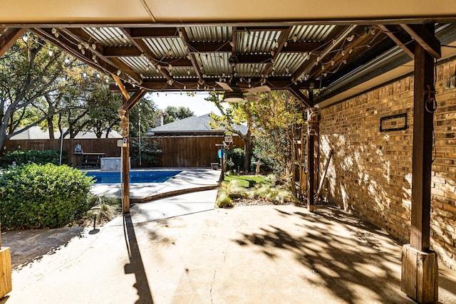 view of patio