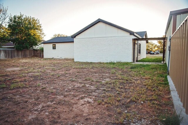 view of home's exterior